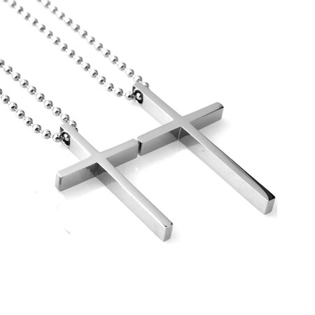 Large & Small Cross Pendants Necklaces for Women and Men - Click Image to Close